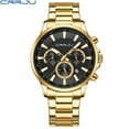 thumbnail image 1 of CRRJU New Watches for Men Top Luxury Brand Simple Quartz Wrist Watch Mens Stainless Steel Waterproof Male Clock Sport Watch, 1 of 5