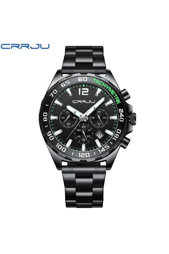 Stainless Steel Watches for Mens Creative Fashion Luminous Dial with Chronograph Clock Relogio Masculino