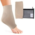 thumbnail image 1 of CRS Cross Achilles Heel Sleeve -Pair of Premium Padded Compression Gel Sleeve / Sock for Cushion & Protection of Haglunds Bump, Tendonitis, & Bursitis (X-Large), 1 of 8