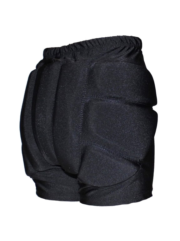 Extra Thick Padded Figure Skating Shorts – Double Thickness 40 mm Thick Crash Pads Shorts for Butt, Hips, and Tailbone (Thicker Padded Shorts (1.5 inch), Ladies Large)