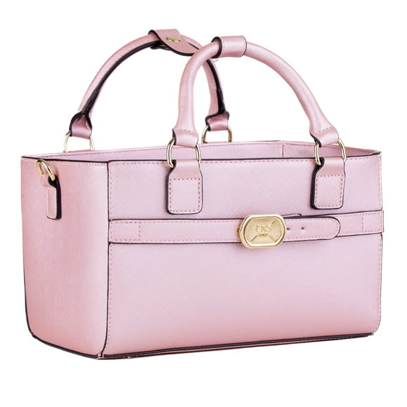 CRS Cross Rink Side Tote - Accessory Skate Bag for Figure Skating, Ice Skating, Roller Skating, Inline, Ballet, Dance, Cheer, Tennis, and Other Sports. (Pink, Rink Side Tote)