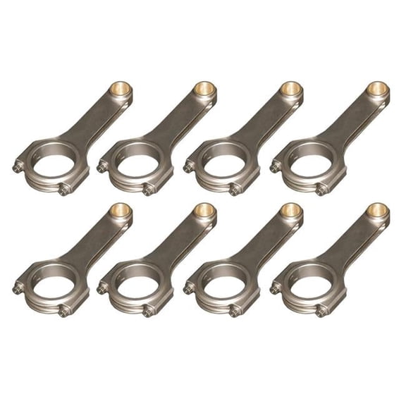 CRS61353D2000 6.13 in. 4340 H-Beam Connecting Rod Set with ARP 2000 Bolt for Big Block Chevy