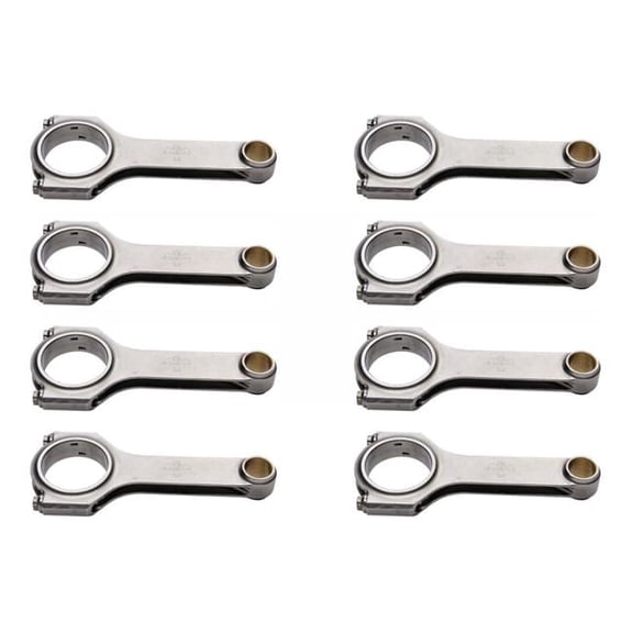 CRS6200B3D2000 6.2 in. 4340 H-Beam Connecting Rod Set with ARP 2000 Bolt for Small Block Chevy