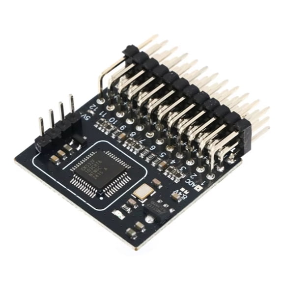 CRSF ELRS 2.4G 12CH PWM Receiver ExpressLRS RX 2400RX PWM/CRSF for RC FPV Drone Fixed Wing Car Boat Quadcopter B