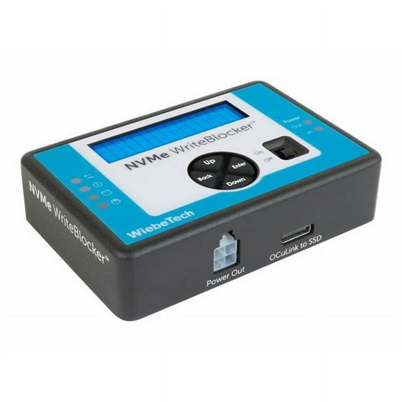 CRU 31350-1964-0000 Nvme Writeblocker; Writeblocked Access To M.2 & U.2 Nvme Drives; Lcd; Usb 3.2 Ge