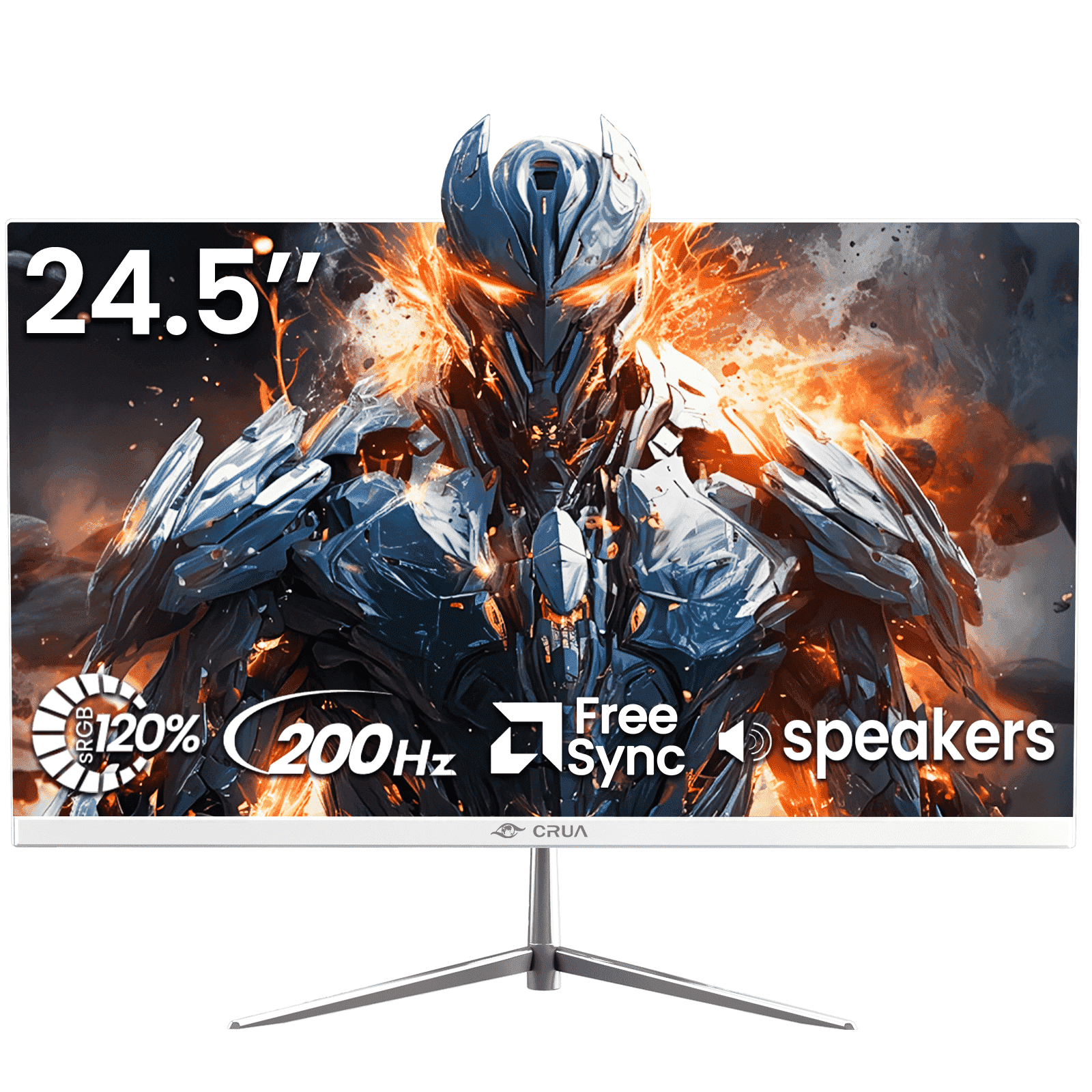 CRUA 24.5 Inch Gaming Monitor, IPS FHD(1920x1080P 200Hz,120% sRGB