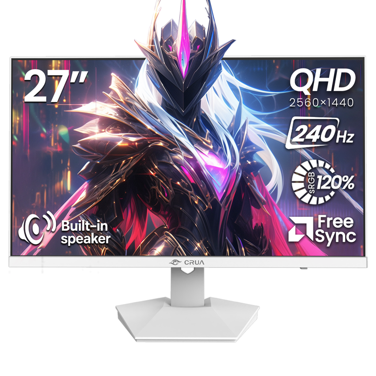 CRUA, Gaming Monitor, 27