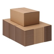 CRUGLA 9x6x4 inches Shipping Boxes Set of 40, Brown Corrugated Cardboard Box Literature Mailer