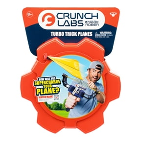 CrunchLabs by Mark Rober, Experience Mind Blowing Fun with Turbo Trick Planes, Fold, Launch, Fly & Create The Ultimate Paper Airplane, Ages 8+