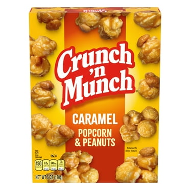 Crunch 'n Munch Caramel Popcorn with Peanuts, 6 oz.