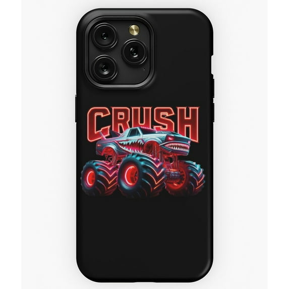 CRUSH Monster Truck Neon Shark Mouth Beast Mode A7250 Phone Case for ...