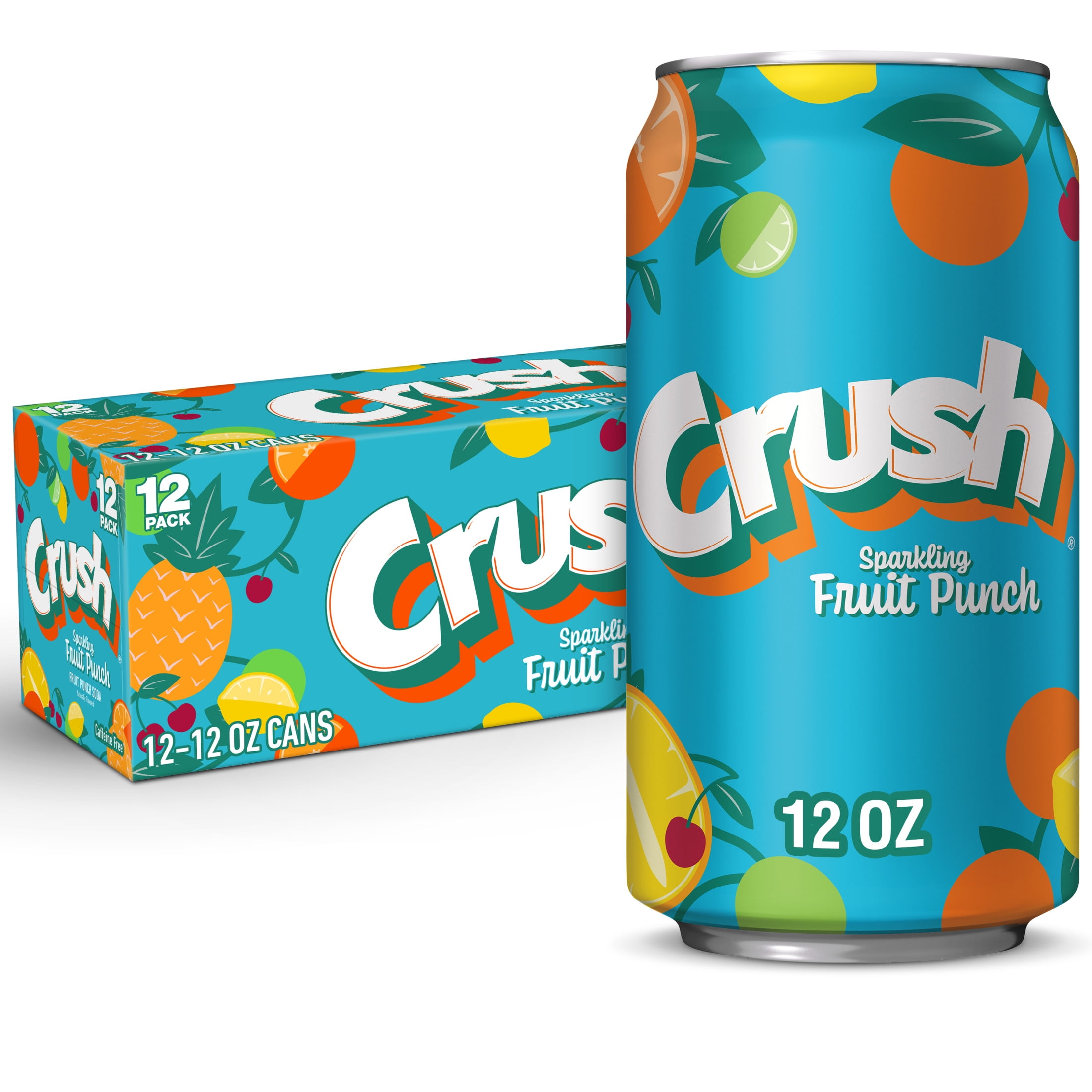 CRUSH SPRKLG FRUIT PUNCH CN 12OZ 12PKX2