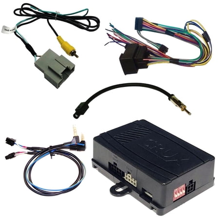 Crux SWRGM49N Radio Replacement Interface with SWC & Factory RVC Retention GM LAN 29-Bit Vehicles 2010-2017