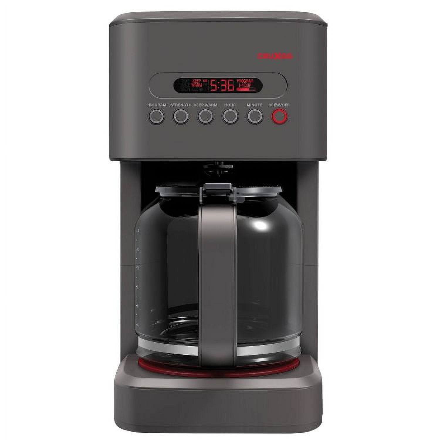 CRUXGG Fully Programmable Settings Coffee Maker with Customizable