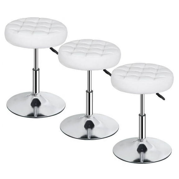 CRXX 1/2/3/4 PCS Makeup Vanity Stool Adjustable Height Sit Stand Stool 360° Swivel-3 PCS