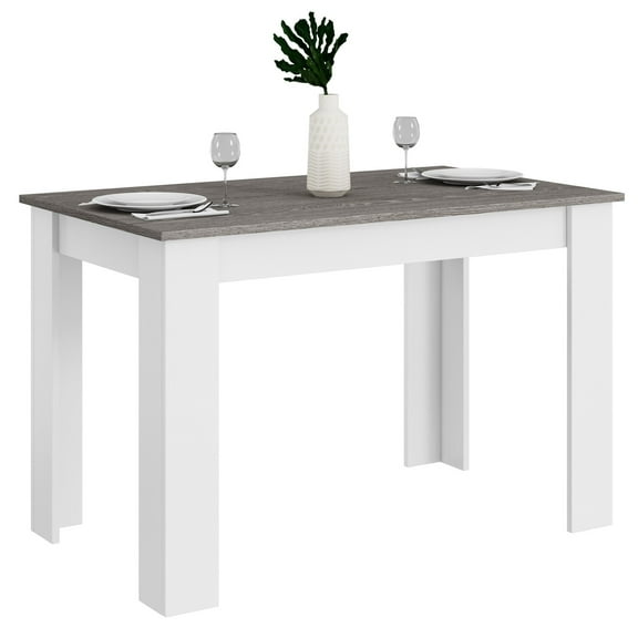 CRXX 47" Kitchen Dining Table Dining Table for Small Space Dark Gray