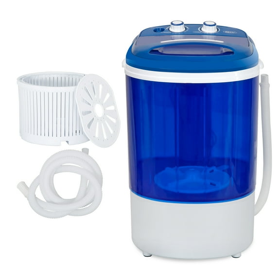 CRXX 9lbs Portable Washing Machine  200W 110V Compact Washer with Built-in Spinner, Timer Control for Small Loads, Ideal for Apartments, RVs & Travel