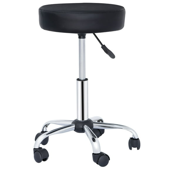 CRXX Adjustable Hydraulic Salon Stool PU leather Round Rolling Chair Tattoo Chair