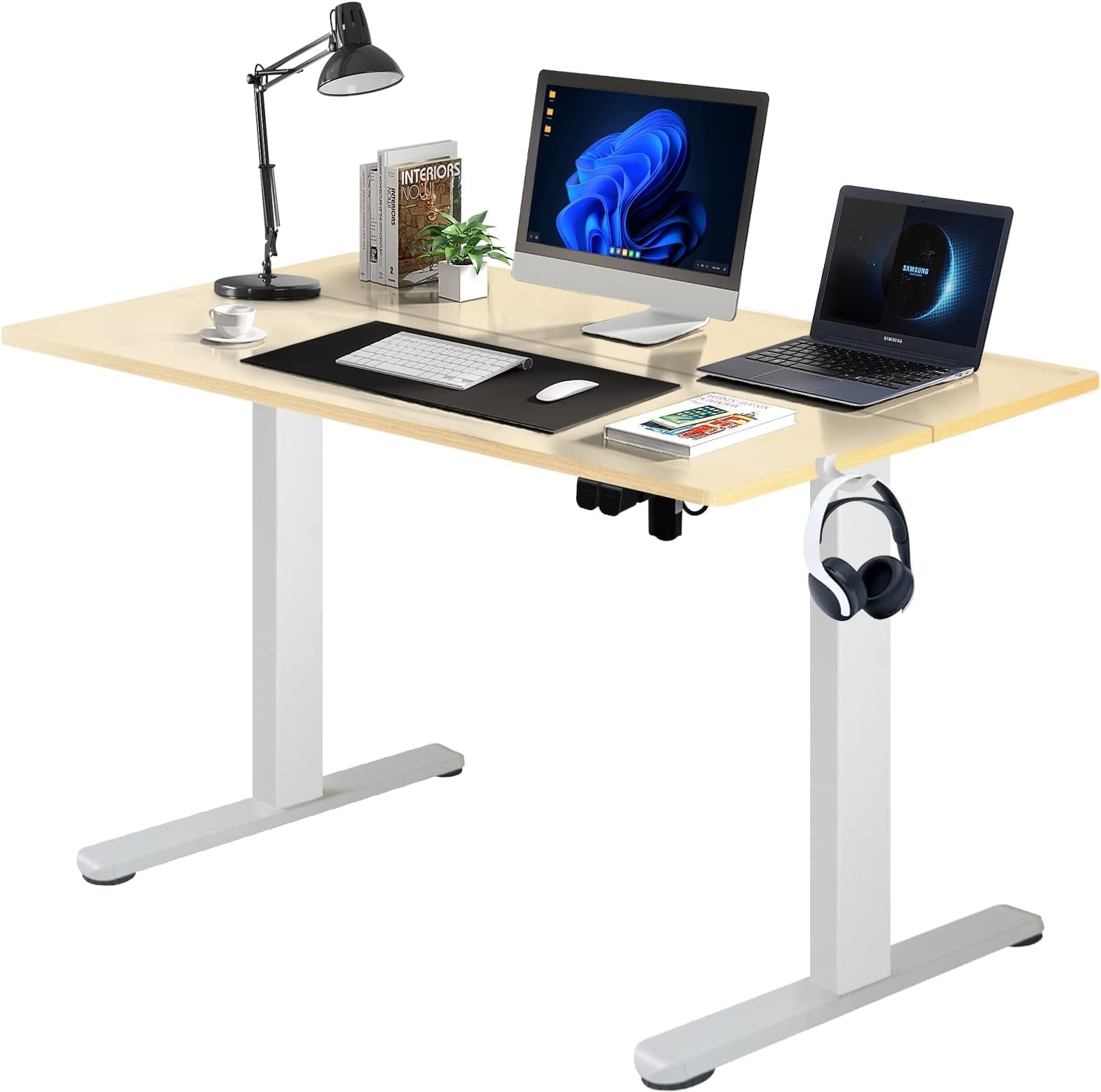 CRXX Height Adjustable Electric Standing Desk - Upgraded Ultra Durable ...