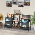 thumbnail image 1 of CRXX Vinyl Record Stand Stylish Record Player Holder & LP Storage Display Living Room, 1 of 20