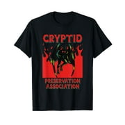 CRYPTID PRESERVATION ASSOCIATION MOTHMAN Cryptozoology Vintage T-Shirt
