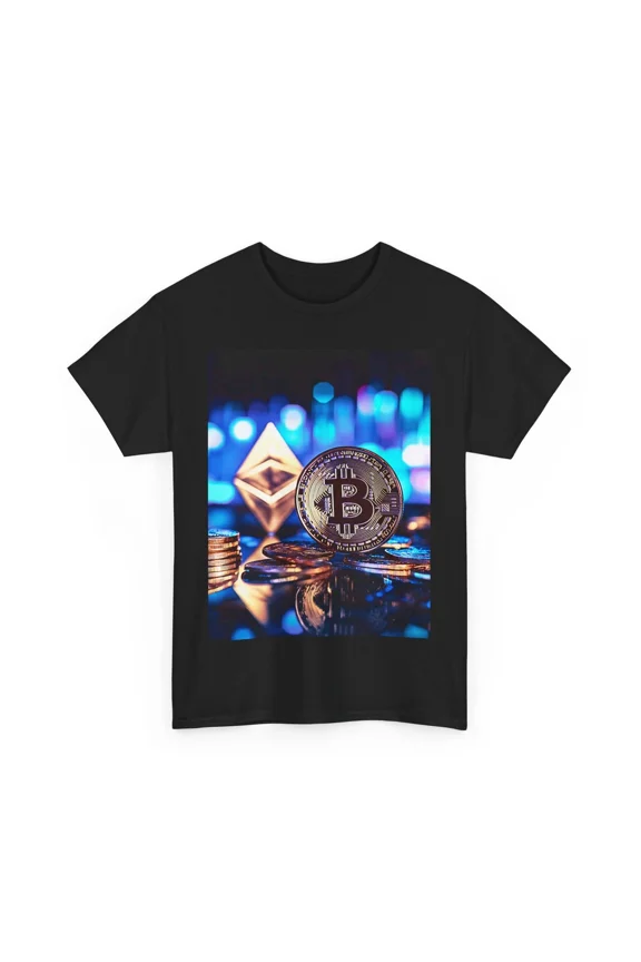 CRYPTO BITCOIN ETHEREUM MONEY TEE TSHIRT COIN GIFT MEN WOMEN DAD HUSBAND SHIRT
