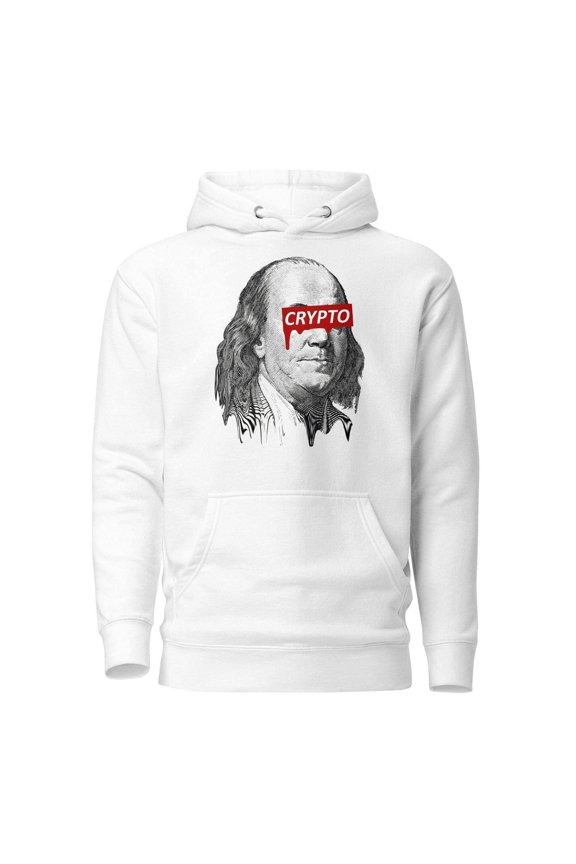CRYPTO Benjamin Franklin Pullover Hoodie