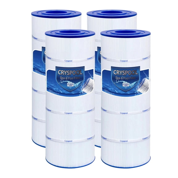 CRYSPOOL Pool Filter Compatible with PA120, Unicel C-8412, Filbur FC-1293, Hayward C1200, CX1200RE, Waterway Clearwater II, Pro Clean 125,120 Sq. Ft, 4 pack