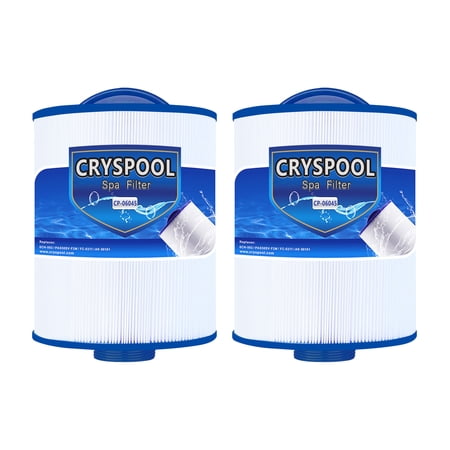 CRYSPOOL Spa Filter Compatible with Unicel 6CH-502, PAS50SV-F2M, Filbur FC-0311, M60506,50 sq.ft ,2 Pack