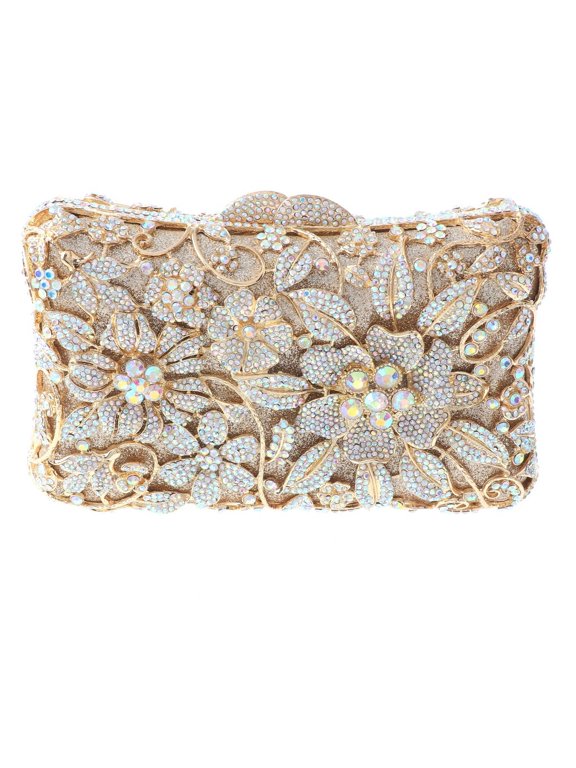 CRYSTAL HANDMADE EVENING BAG