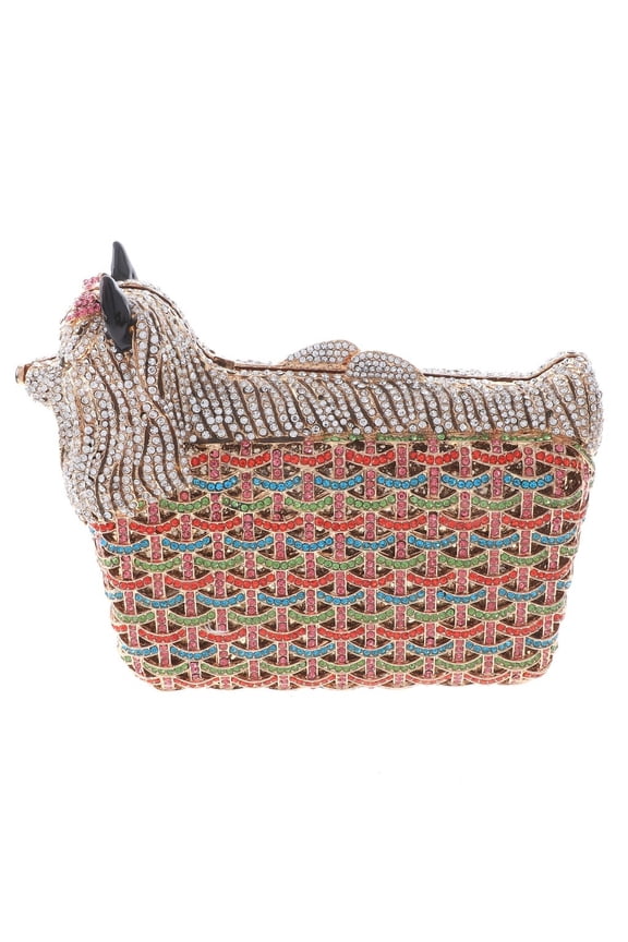 CRYSTAL HANDMADE EVENING BAG