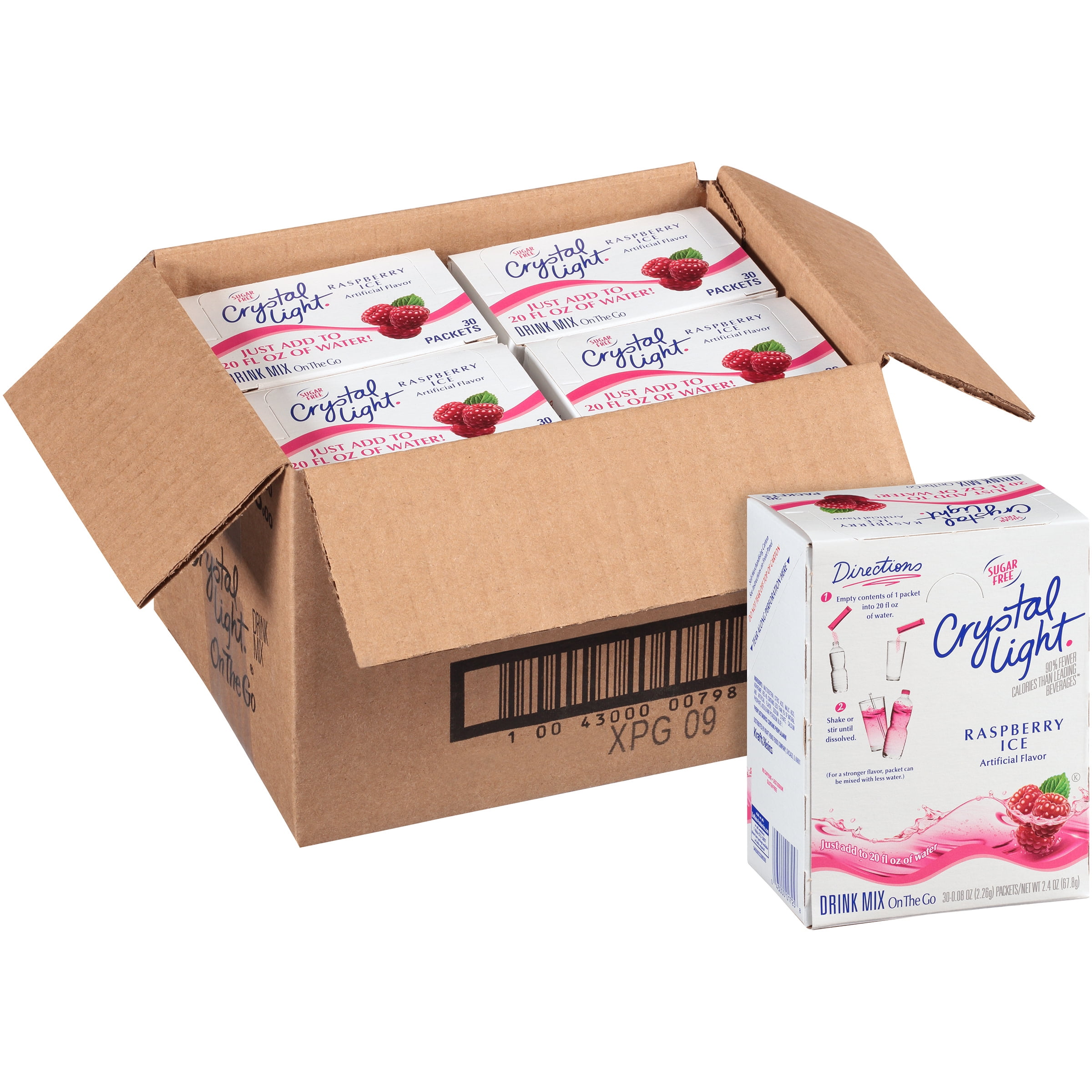 Crystal Light On The Go Mix Sticks, Sold as 1 Box, 30 Each per Box Crystal Light On The Go Mix Sticks, Sold as 1 Box, 30 Each per Box