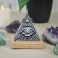 thumbnail image 1 of CRYSTAL Pyramid Candle, 1 of 10