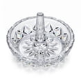 thumbnail image 1 of Maypes Crystal Glass Ring Holder, Round Jewelry Dish, 3 Inch Diameter, Clear, 1 of 5