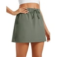 thumbnail image 1 of CRZ YOGA 4-way Stretch A Line Skirts for Women High Waitsted Tennis Work Drawstring Skort with Pockets, 1 of 4