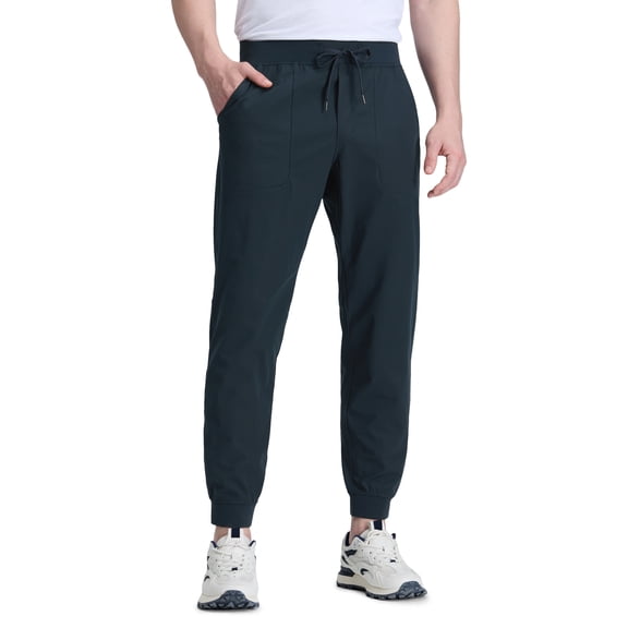 CRZ YOGA All Day Comfy Golf Joggers for Men 28" Quick Dry Lightweight Work Casual Pants with Pockets