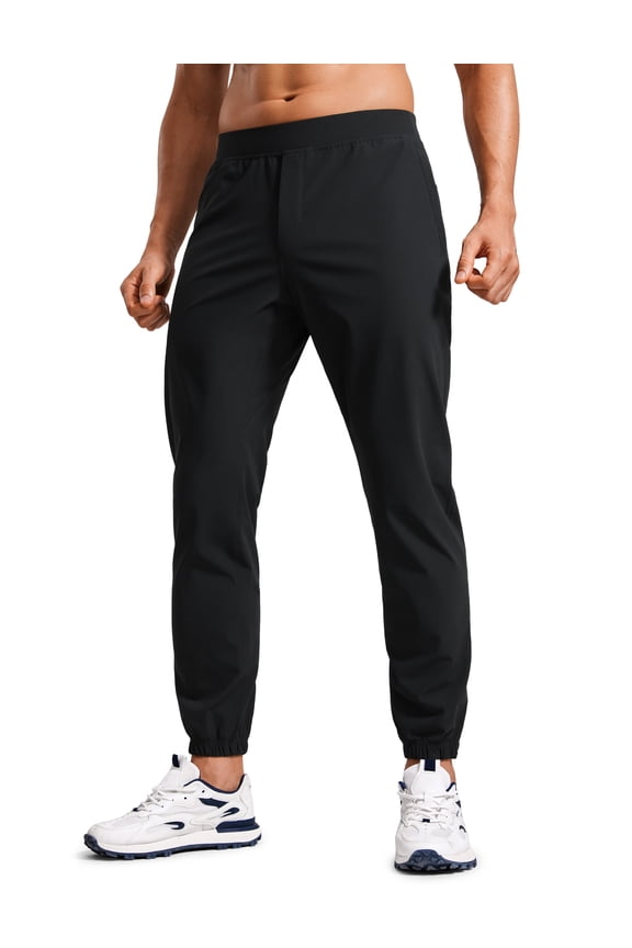 Athletic Joggers for Men 29" Lightweight Running Training Pants with Zip Pockets