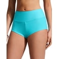 thumbnail image 1 of CRZ YOGA Boyshort Bikini Bottoms for Women Bathing Suit Board Shorts Quick Dry Beach Trunks with Liner, 1 of 3