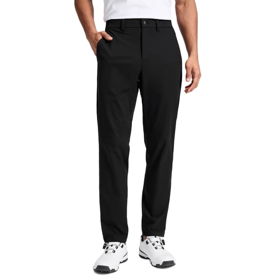 CRZ YOGA Breeze Comfy Golf Pants for Men 30'' Lightweight Quick Dry Casual Athletic Work Trousers with Pockets