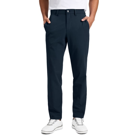 CRZ YOGA Breeze Comfy Golf Pants for Men 32" Lightweight Quick Dry Casual Athletic Work Trousers with Pockets