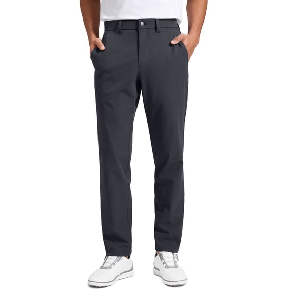 CRZ YOGA Breeze Comfy Golf Pants for Men 32" Lightweight Quick Dry Casual Athletic Work Trousers with Pockets