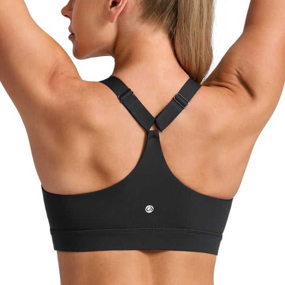 CRZ YOGA Butterbreeze Wide Y-Strap Back Sports Bras For Women