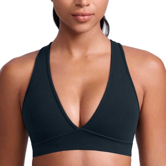 CRZ YOGA Butterlift Deep V Neck Sports Bras For Women