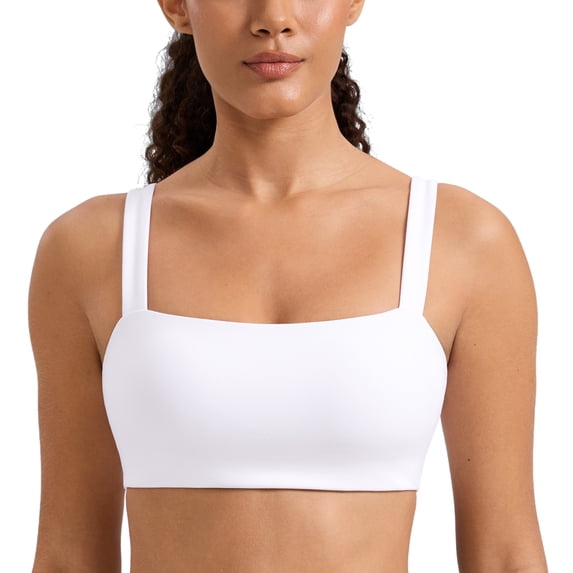 CRZ YOGA Butterlift Minimal Square Sports Bras For Women