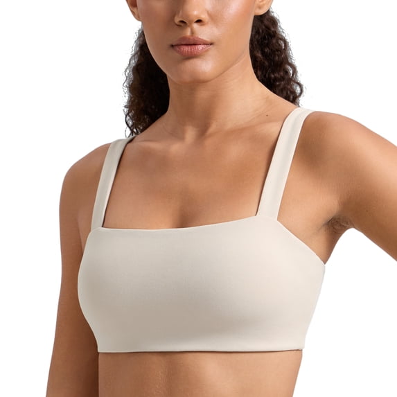CRZ YOGA Butterlift Minimal Square Sports Bras For Women