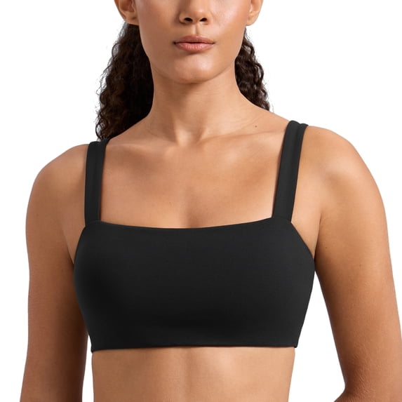 CRZ YOGA Butterlift Minimal Square Sports Bras For Women