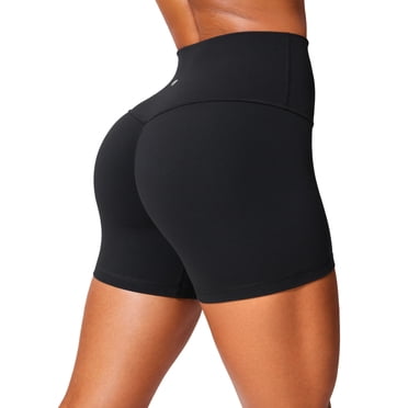 CRZ YOGA Secretsculpt Butterlift Biker Shorts 4" No Front Seam Womens Workout Scrunch Butt