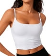 thumbnail image 1 of CRZ YOGA Butterlift Workout Sports Bras for Women Longline U Back Crop Tank Tops, 1 of 6