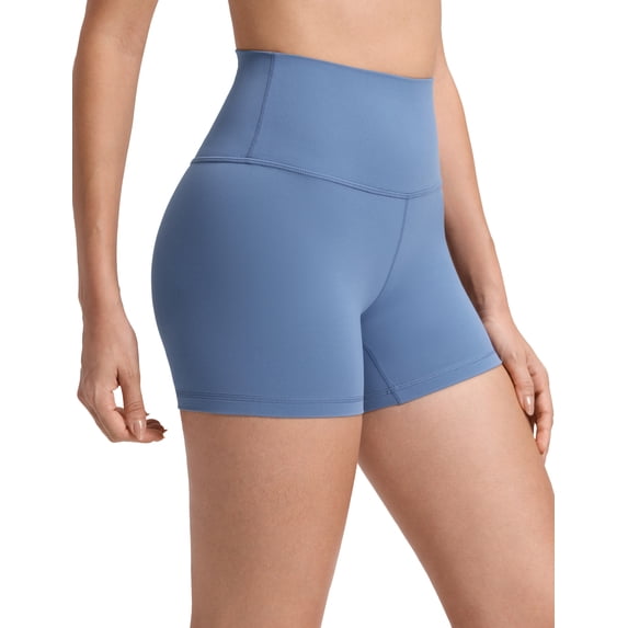 CRZ YOGA Butterluxe Biker Shorts 4'' High Waisted Yoga Workout Womens Running Shorts