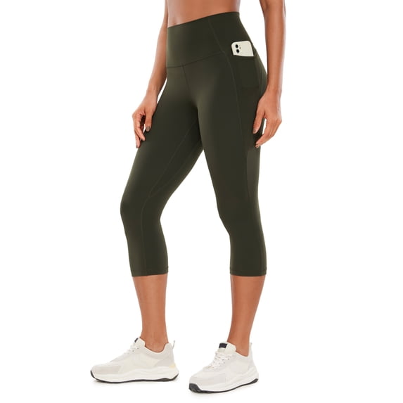 CRZ YOGA Butterluxe Capris Pockets 19", Workout Pants, High Waisted, for Women